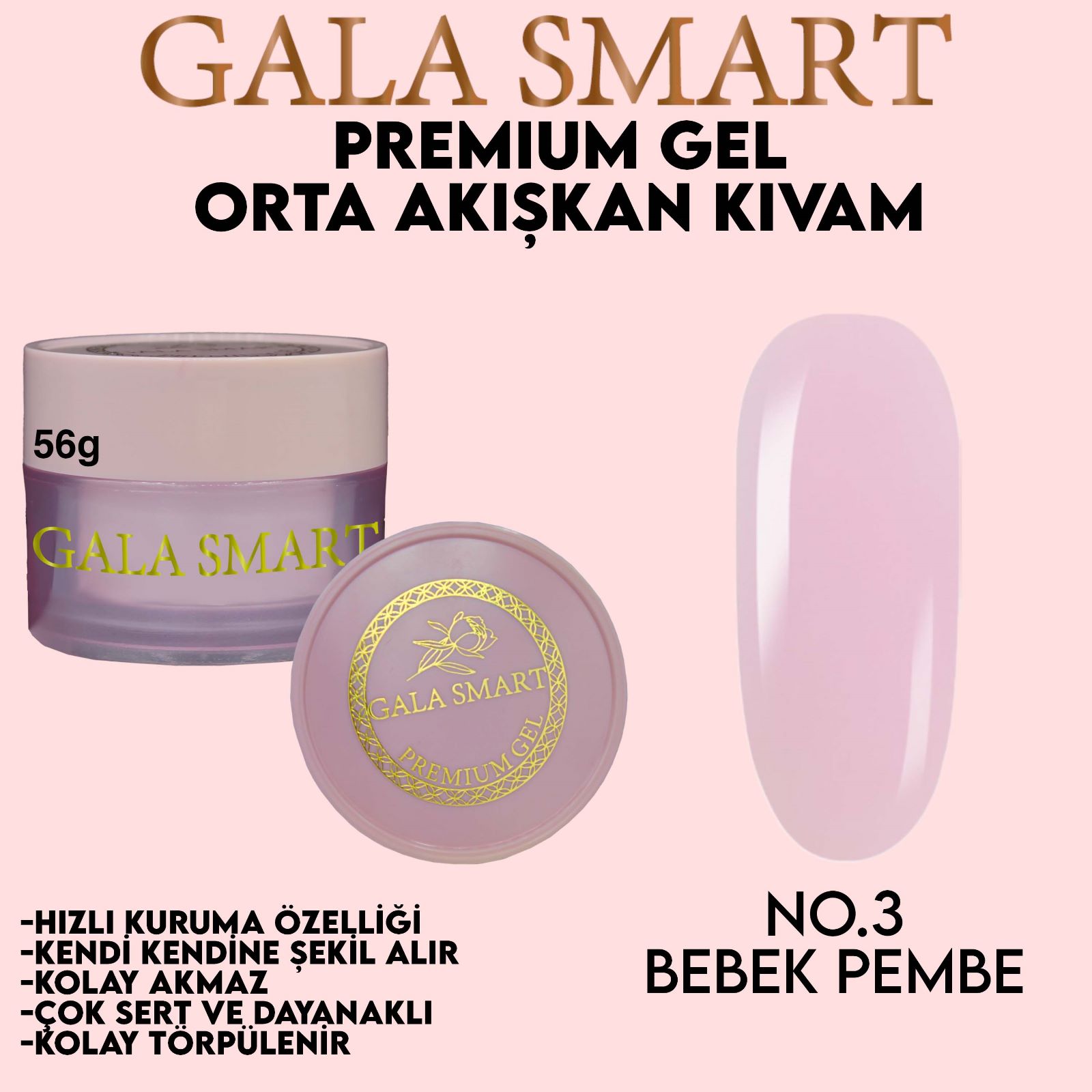 Gala Smart Premium Jel 5o Gr. No:03 Bebek Pembesi