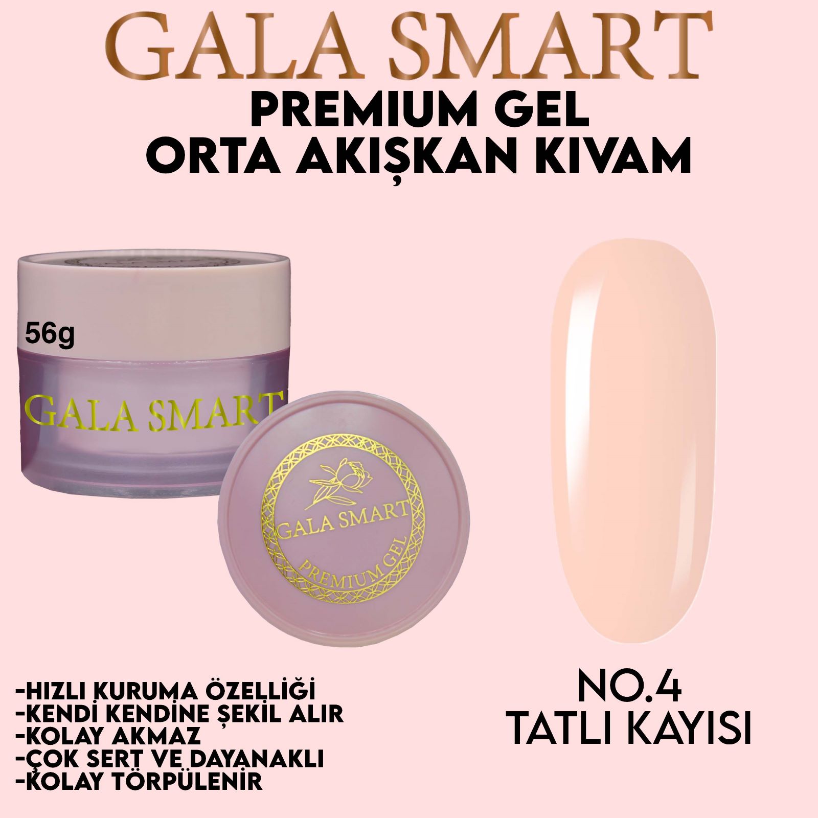 Gala Smart Premium Jel 50 Gr. No:04 Tatlı Kayısı