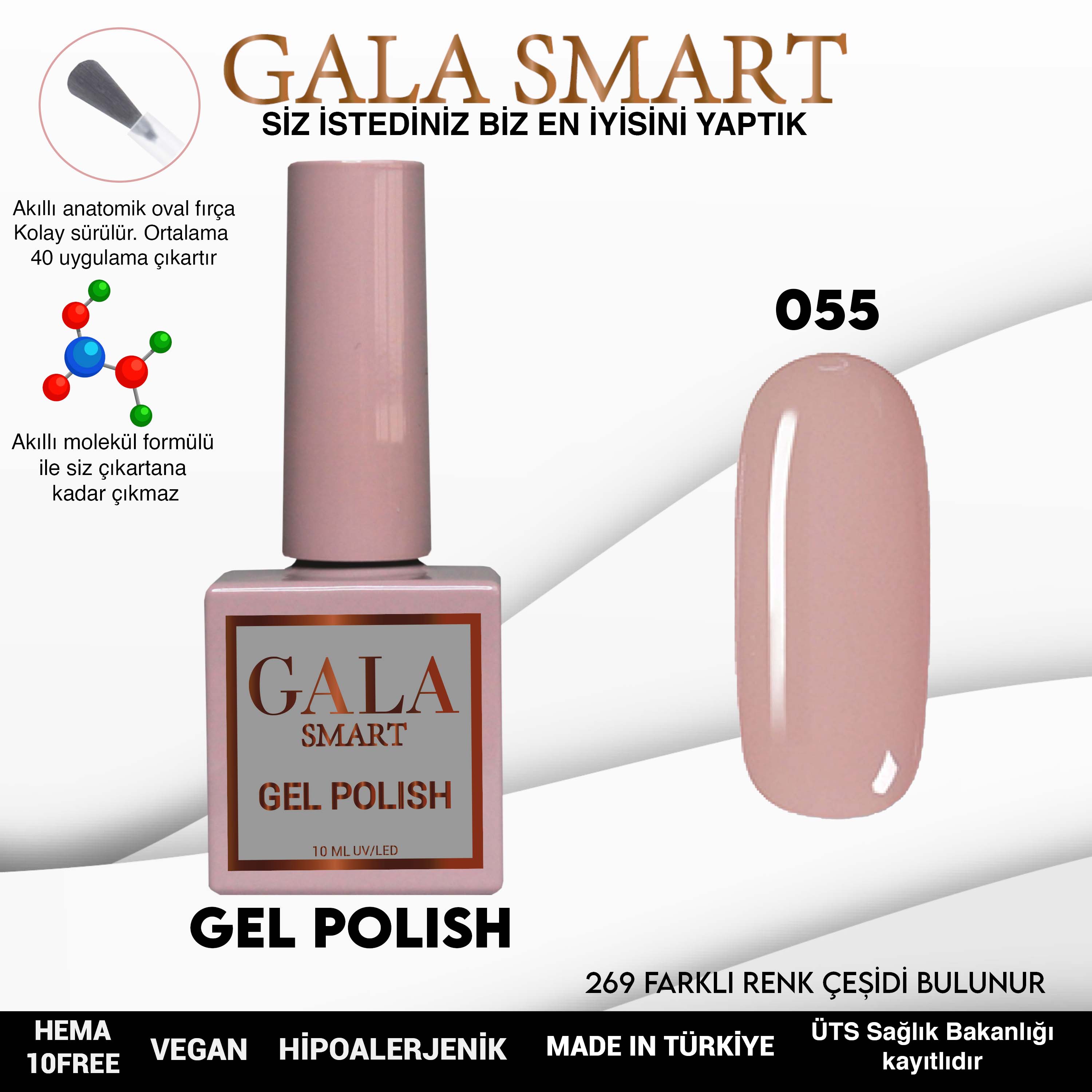 GALA SMART KLASİK SERİ KALICI OJE