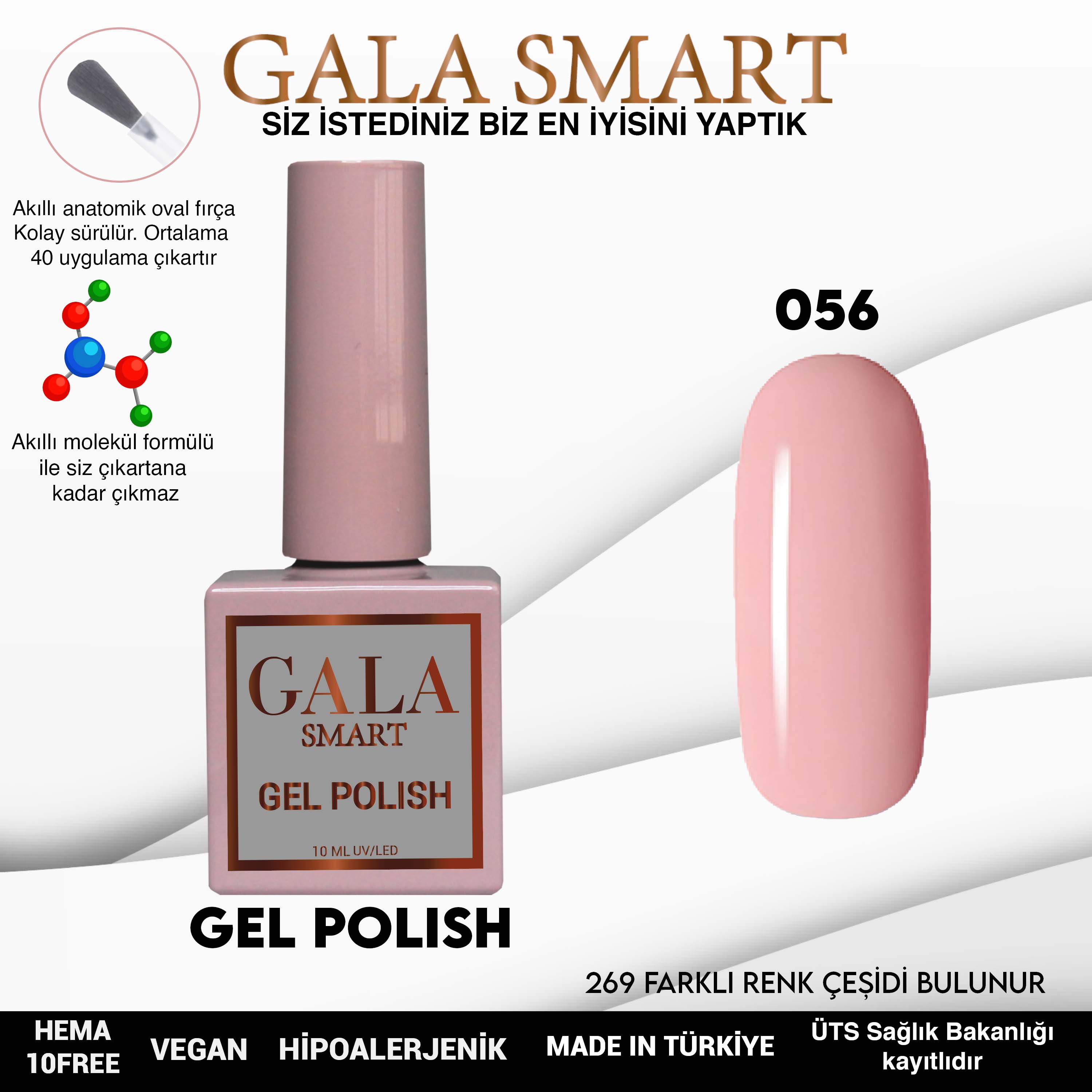 GALA SMART KLASİK SERİ KALICI OJE