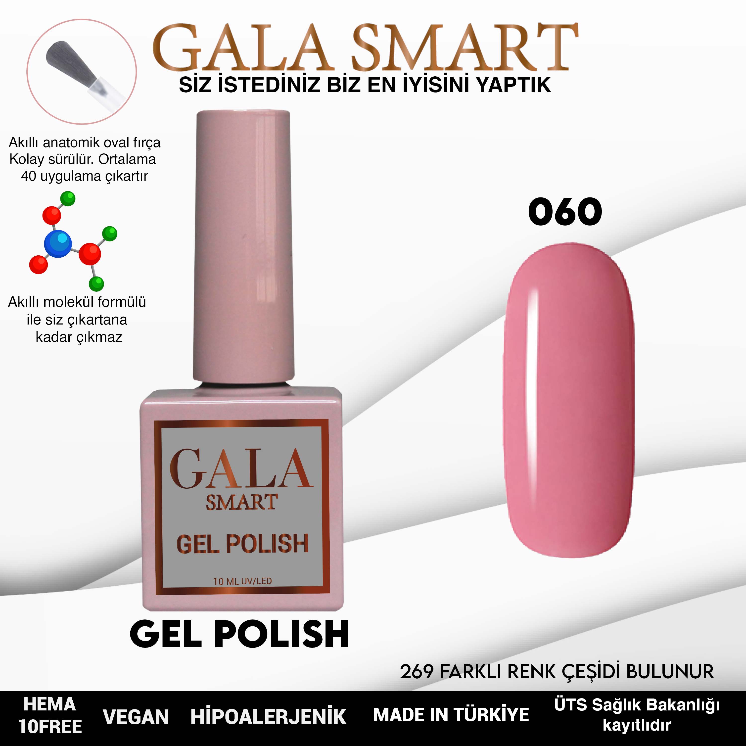 GALA SMART KLASİK SERİ KALICI OJE