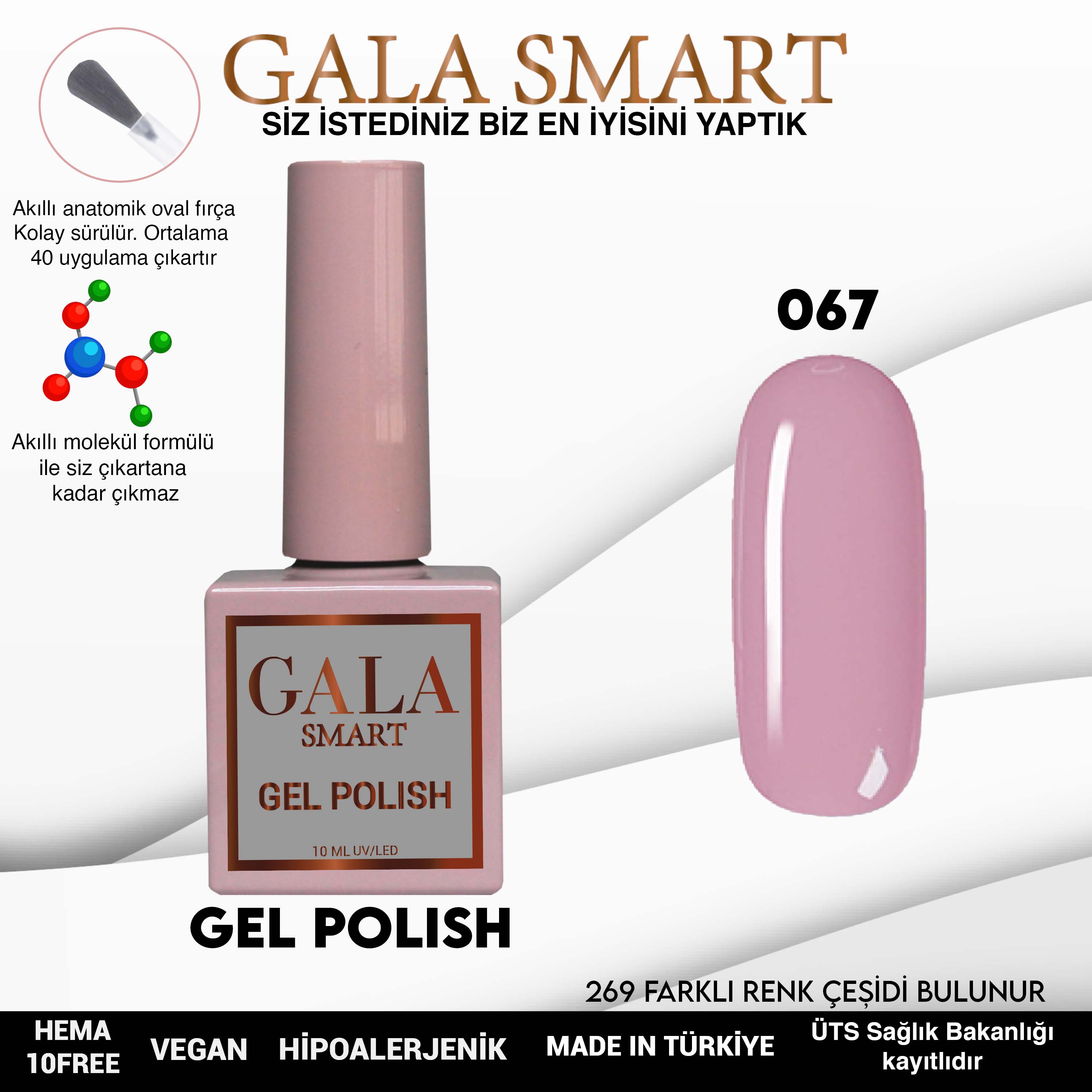 GALA SMART KLASİK SERİ KALICI OJE