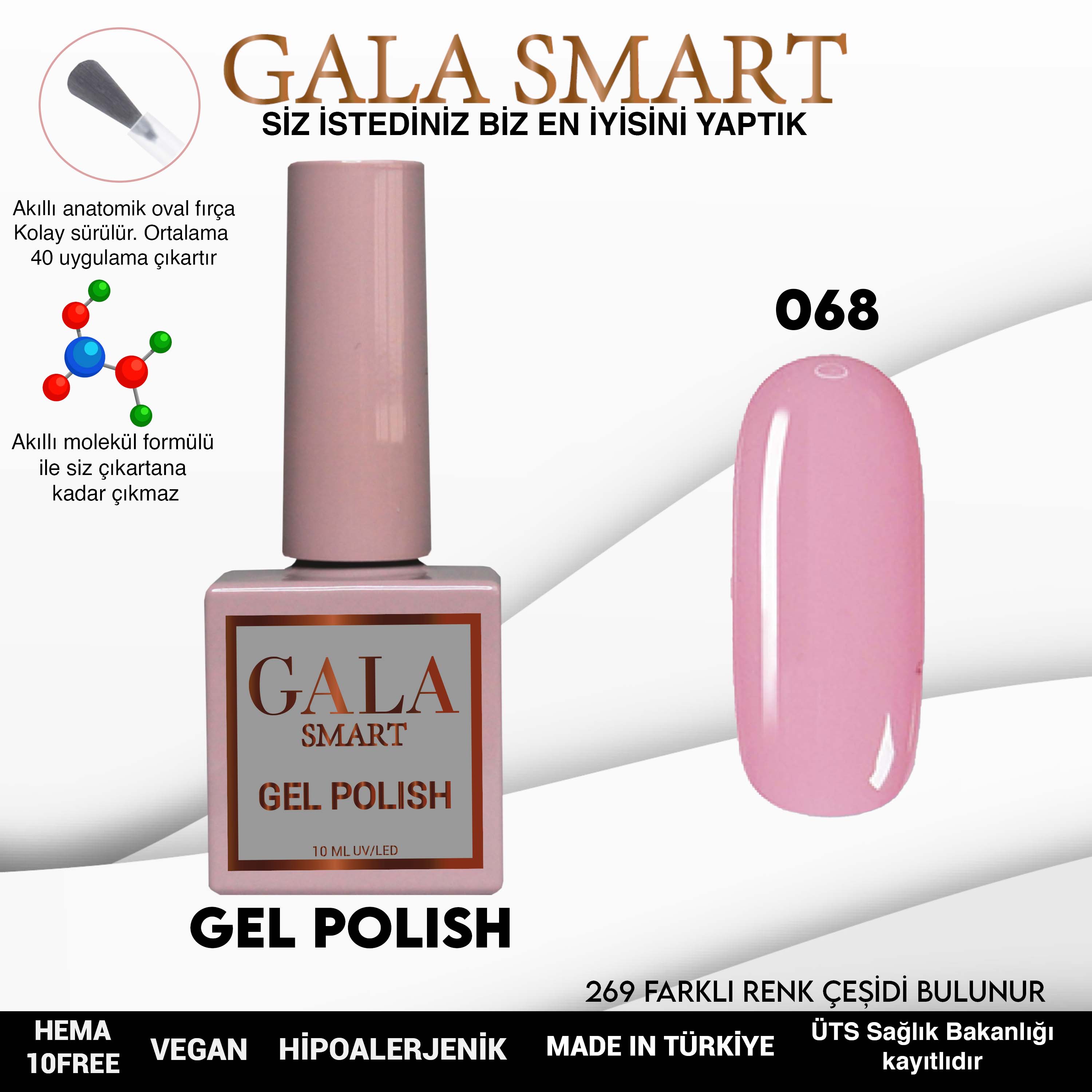 GALA SMART KLASİK SERİ KALICI OJE