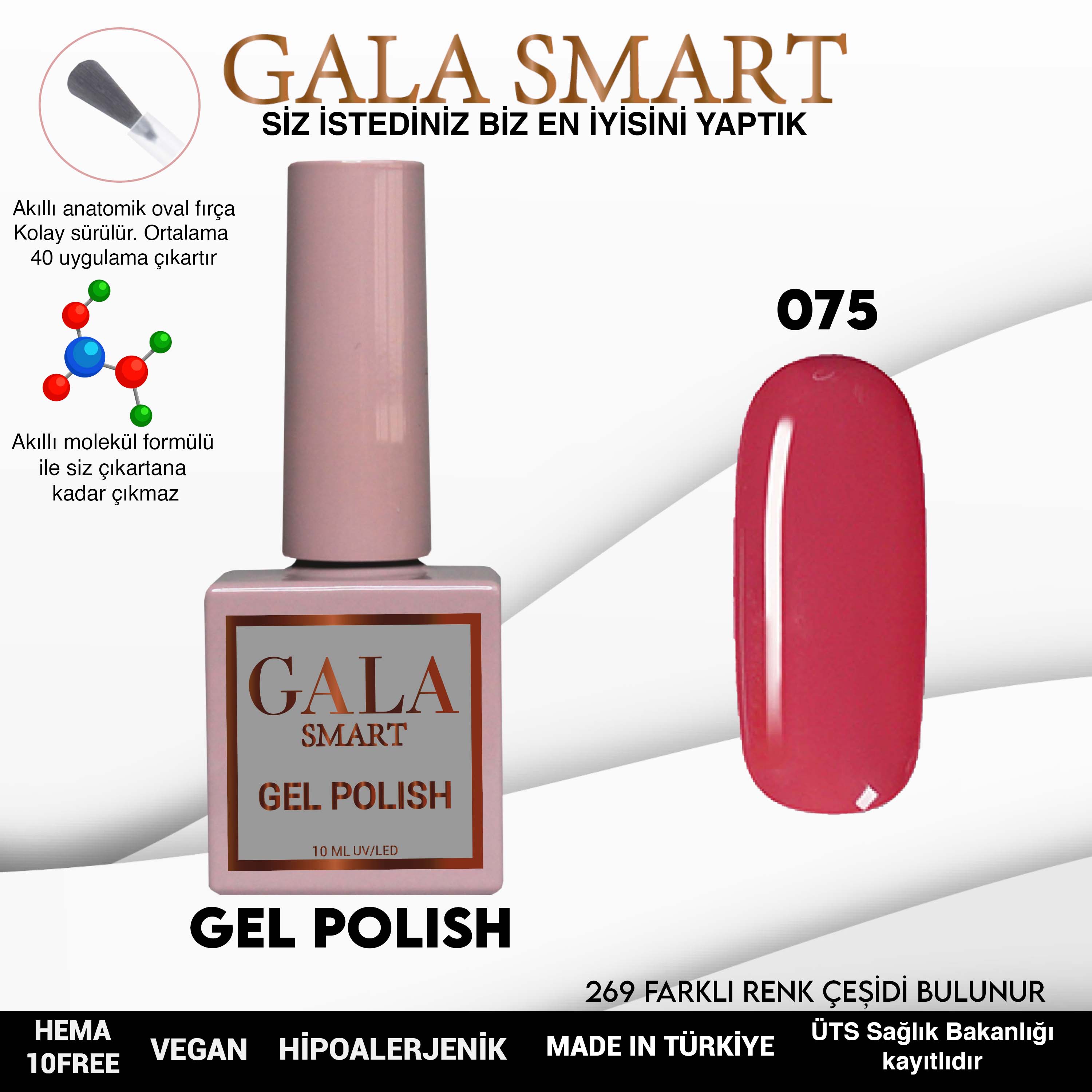 GALA SMART KLASİK SERİ KALICI OJE