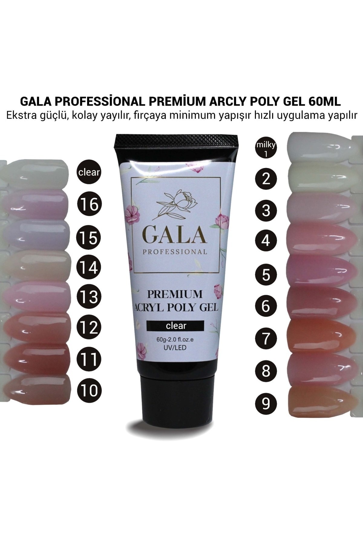 Gala Premium Arcly Poly Jel 60 Ml