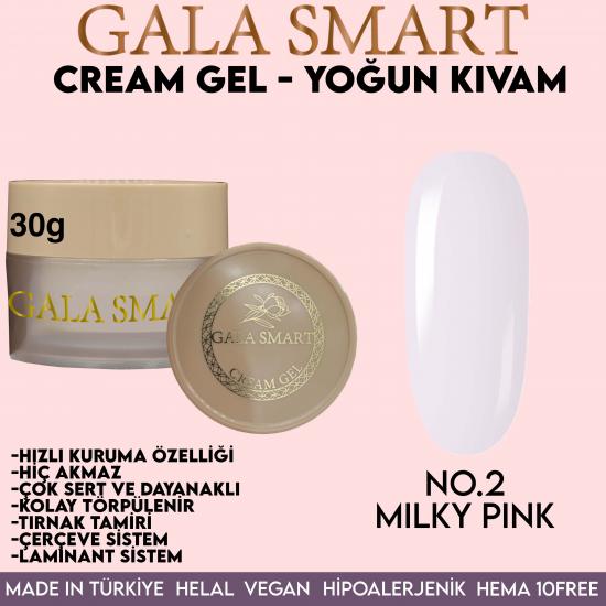 Gala Smart Pro Cream Jel 30 Gr. No:02 Pinky Milk