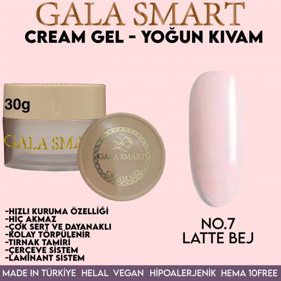 Gala Smart Pro Cream Jel 30 Gr. No:07 Latte Bej