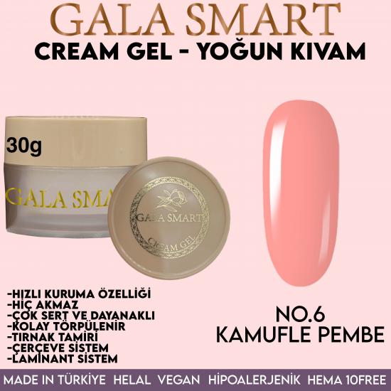 Gala Smart Pro Cream Jel 30 Gr. No:06 Kamufle Pembe