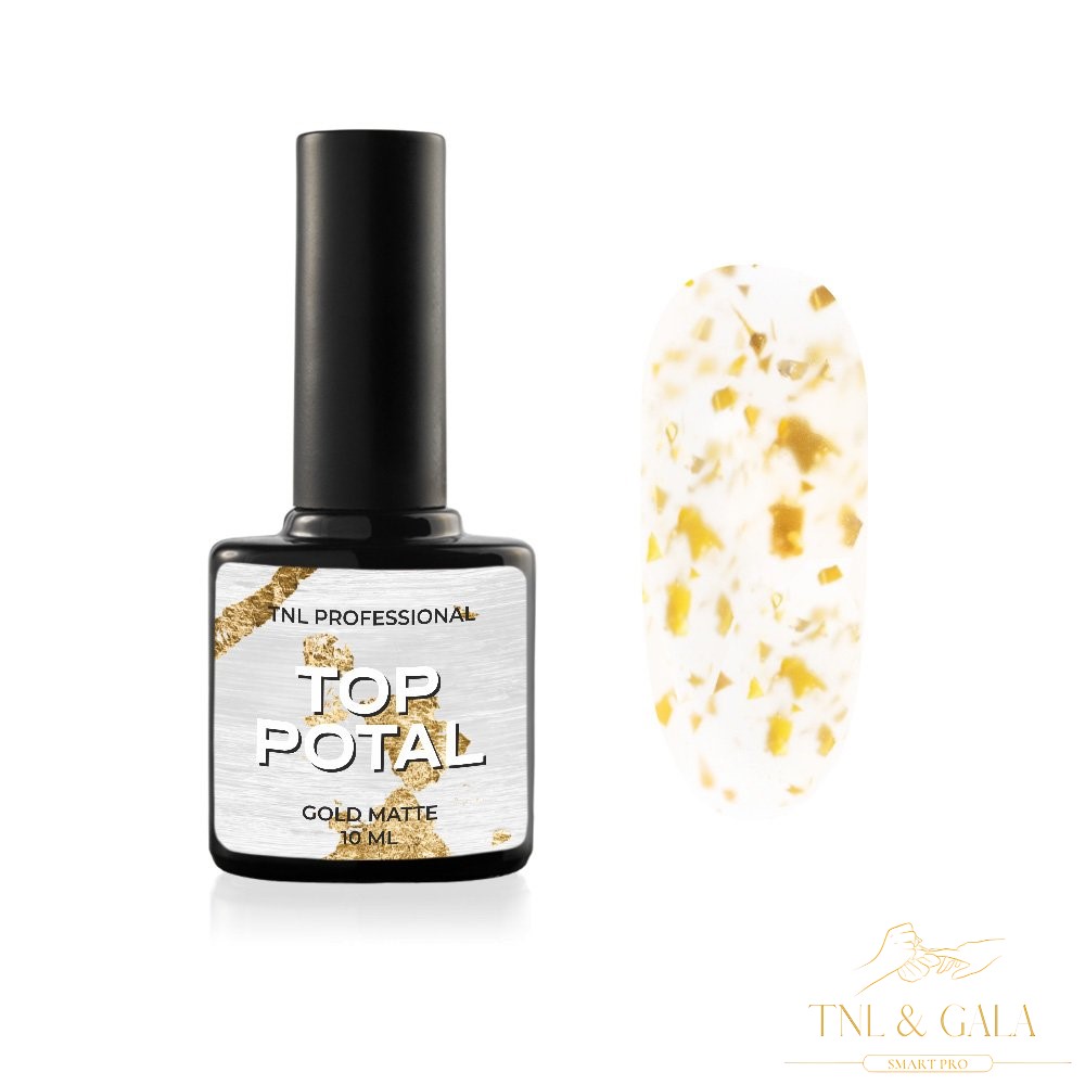 Kalıcı Oje Top Potal Gold Matte 10 Ml